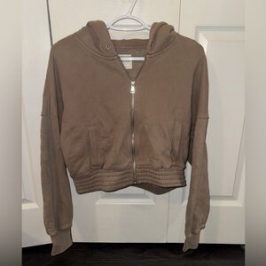 Abercrombie & Fitch Tan Hoodie Sweatshirt